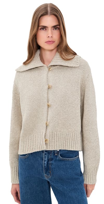 Jenni Kayne Jenni Kayne Sailor Cardigan Oat Marl