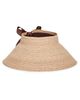Jenni Kayne Jenni Kayne Shore Raffia Natural Visor Natural One - 1