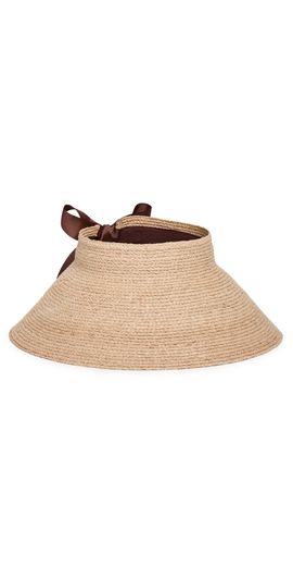 Jenni Kayne Jenni Kayne Shore Raffia Natural Visor Natural One