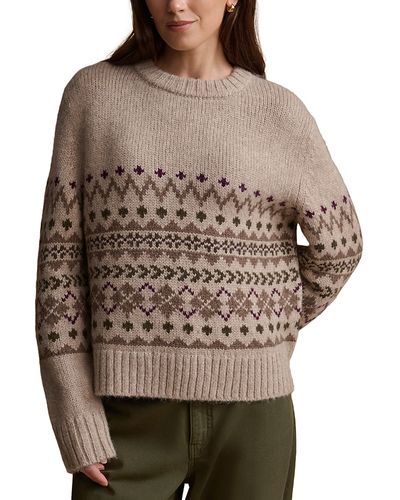 Jenni Kayne Jenni Kayne Sterling Alpaca Blend Fair Isle Sweater