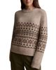 Jenni Kayne Jenni Kayne Sterling Alpaca Blend Fair Isle Sweater - 4