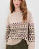 Jenni Kayne Jenni Kayne Sterling Oatmeal Alpaca Crewneck Oatmeal - 2