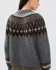 Jenni Kayne Jenni Kayne Thatcher Crew Neck Cardigan Charcoal - 3