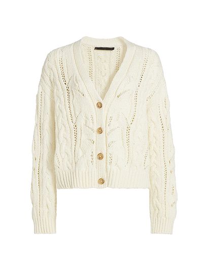 Jenni Kayne Women's Audrey Cotton V-Neck Cardigan