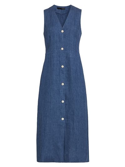 Jenni Kayne Women's Callan Linen Midi-Dress