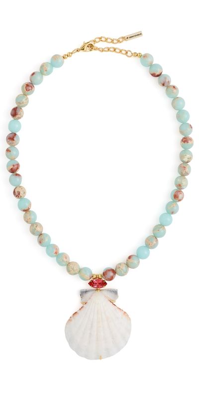 Jennifer Behr Jennifer Behr Adena Necklace Snake Agate One
