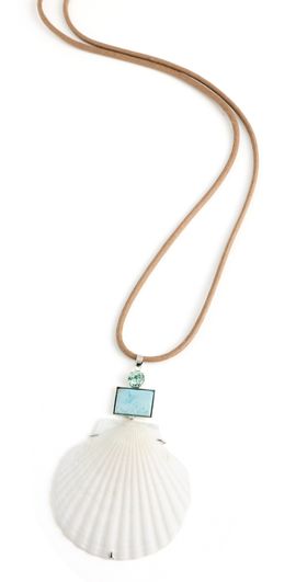 Jennifer Behr Jennifer Behr Ailsa Necklace Larimar One
