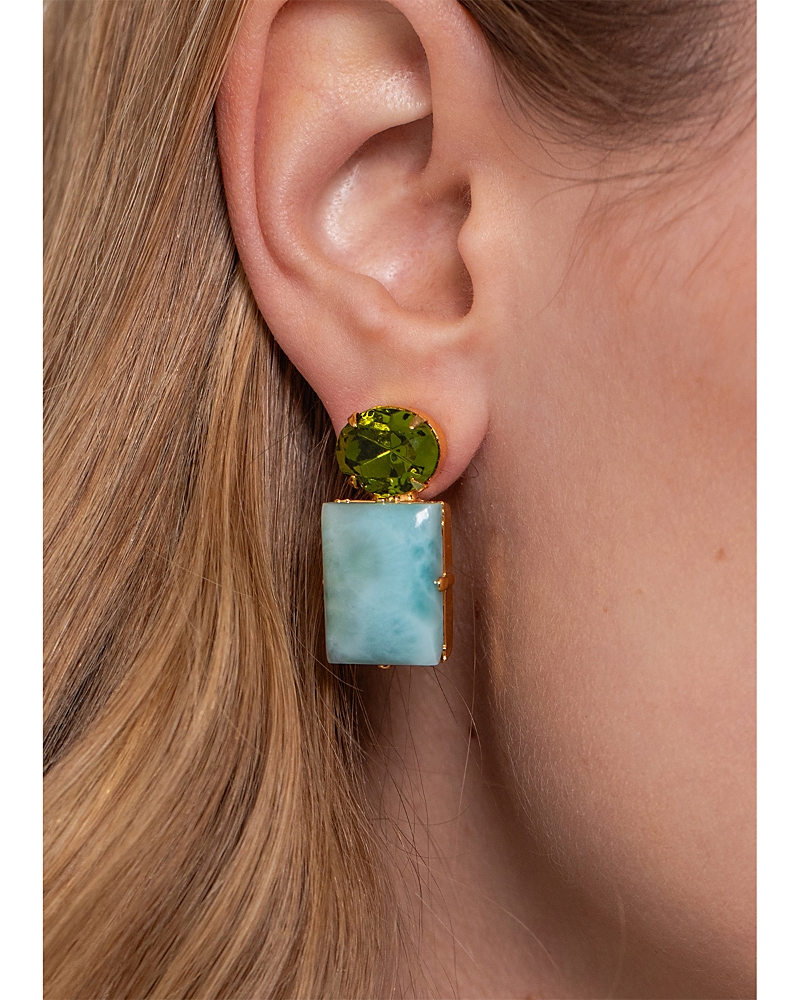 Jennifer Behr Jennifer Behr Alette Double Stone Drop Earrings