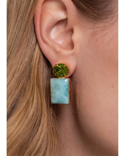 Jennifer Behr Jennifer Behr Alette Double Stone Drop Earrings