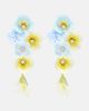 Jennifer Behr Jennifer Behr Anarosa embellished floral drop earrings - 1
