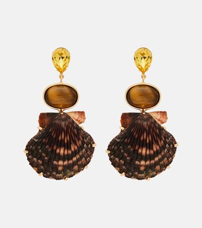 Jennifer Behr Jennifer Behr Augustine crystal-embellished drop earrings