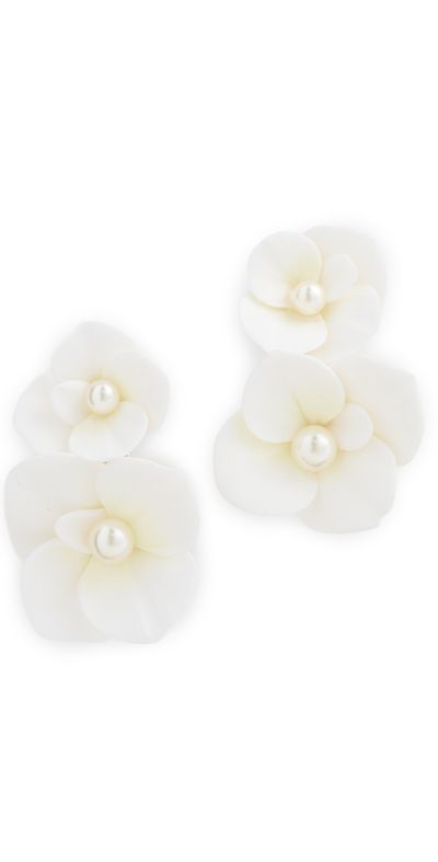 Jennifer Behr Jennifer Behr Aylani Earrings Cream One