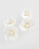Jennifer Behr Jennifer Behr Aylani Earrings Cream One - 2