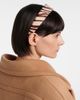 Jennifer Behr Jennifer Behr Calf hair zebra-print headband - 2