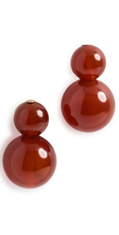Jennifer Behr Jennifer Behr Cara Earrings Carnelian One