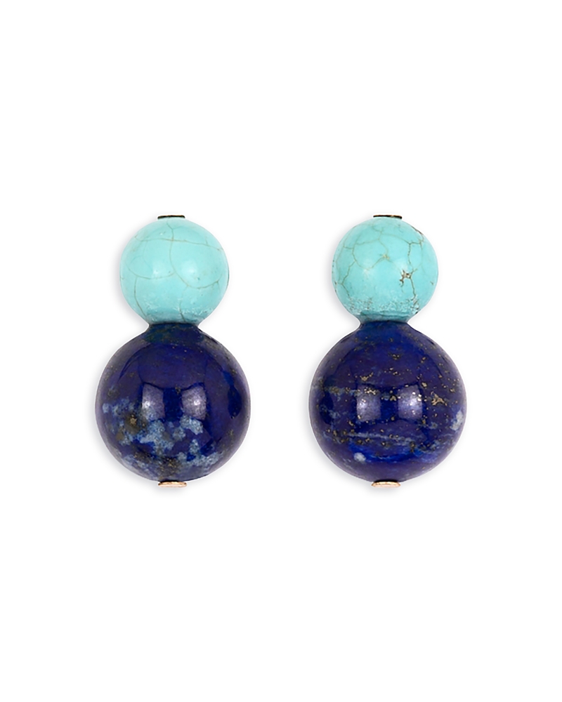 Jennifer Behr Jennifer Behr Cara Lapis & Turquoise Earrings