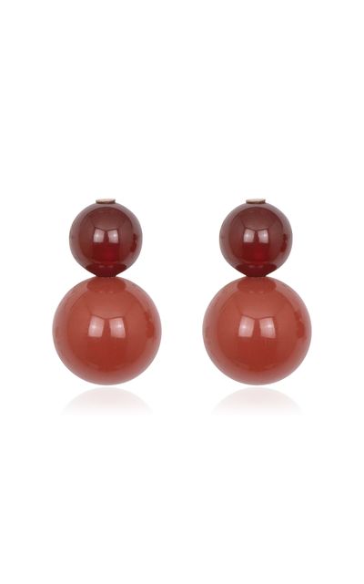 Jennifer Behr Jennifer Behr Cara MultiStone Earrings Red OS