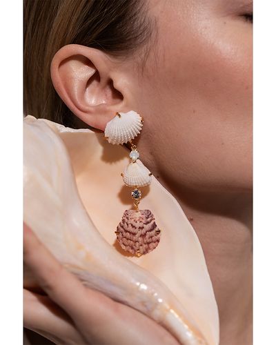 Jennifer Behr Jennifer Behr Derya Shell Statement Earrings