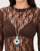 Jennifer Behr Jennifer Behr Devon Necklace Aquamarine One - 3