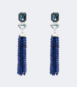 Jennifer Behr Jennifer Behr Embellished fringed drop earrings