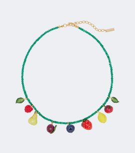 Jennifer Behr Jennifer Behr Fruita embellished charm necklace