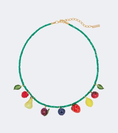 Jennifer Behr Jennifer Behr Fruita embellished charm necklace