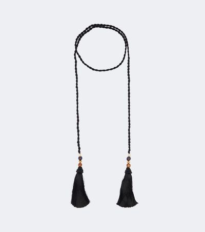 Jennifer Behr Jennifer Behr Gigi 18kt gold-plated braided necklace