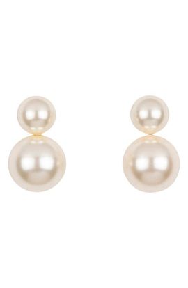 Jennifer Behr Jennifer Behr Iris Faux Pearl Drop Earrings 