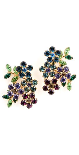 Jennifer Behr Jennifer Behr Isobel Earrings Peacock One