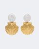 Jennifer Behr Jennifer Behr Laguna faux pearl drop earrings - 1