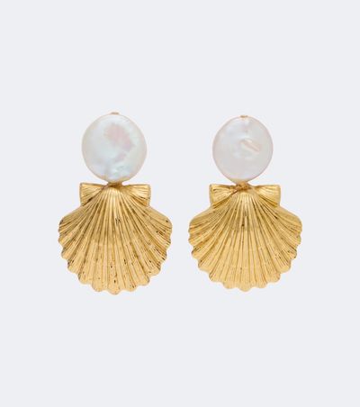 Jennifer Behr Jennifer Behr Laguna faux pearl drop earrings