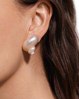 Jennifer Behr Jennifer Behr Luca Shell Stud Earrings