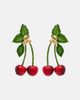Jennifer Behr Jennifer Behr Maraschino embellished drop earrings - 1