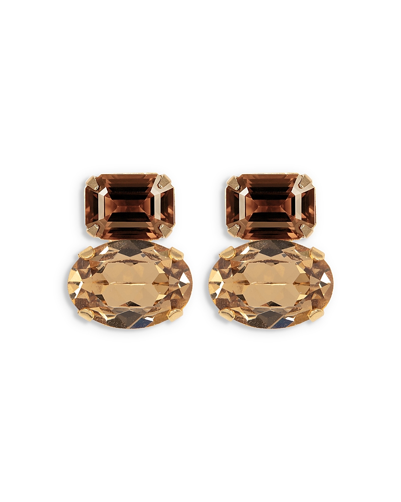 Jennifer Behr Jennifer Behr Maureen Double Stone Drop Earrings