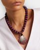 Jennifer Behr Jennifer Behr Miranda beaded pendant necklace - 5