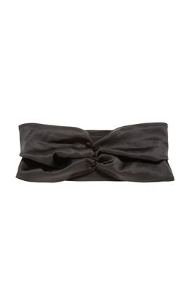 Jennifer Behr Jennifer Behr Norma Silk Headwrap Black OS