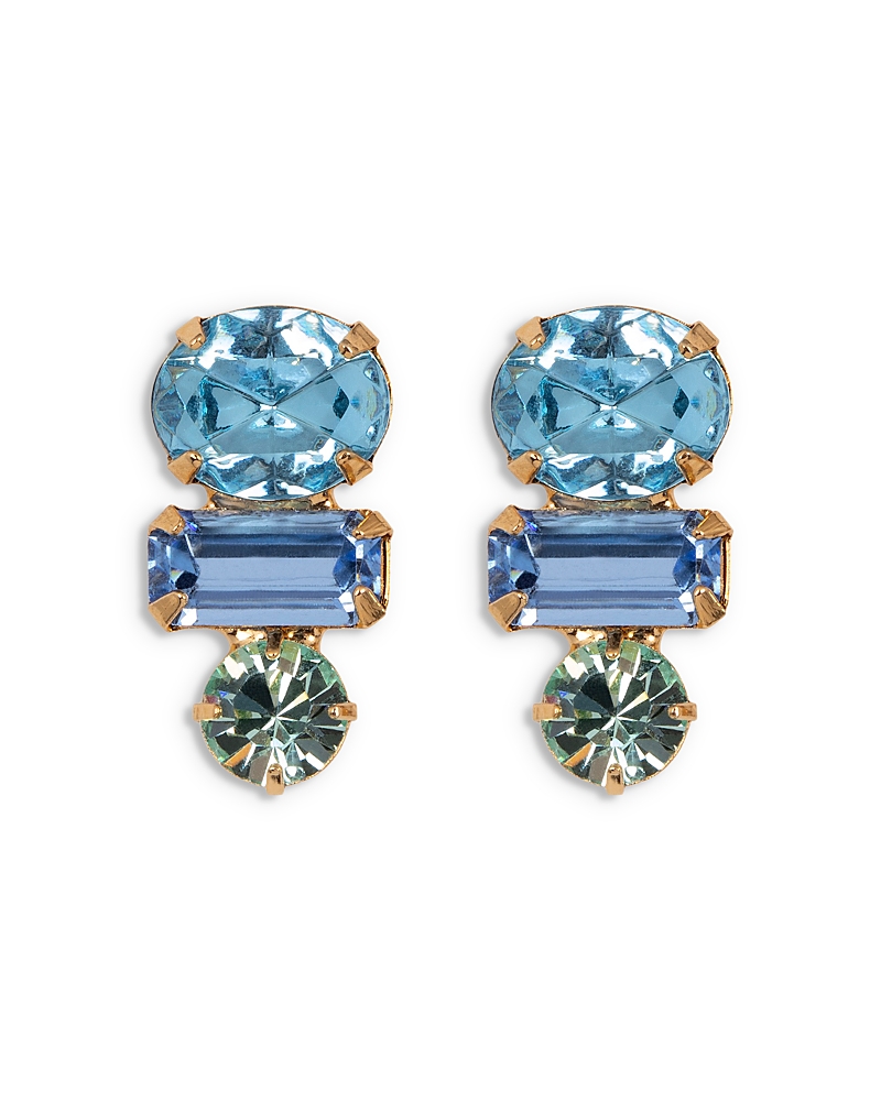 Jennifer Behr Jennifer Behr Patricia Triple Stone Drop Earrings
