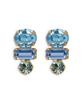 Jennifer Behr Jennifer Behr Patricia Triple Stone Drop Earrings