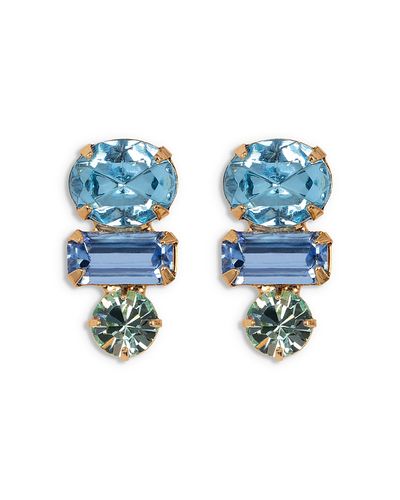 Jennifer Behr Jennifer Behr Patricia Triple Stone Drop Earrings