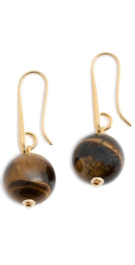 Jennifer Behr Jennifer Behr Serenity Earrings Tiger's Eye One