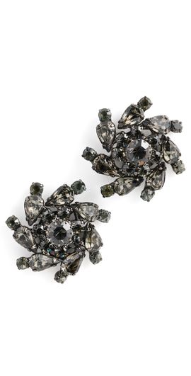 Jennifer Behr Jennifer Behr Shereen Stud Earrings Black Diamond One