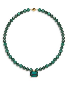 Jennifer Behr Jennifer Behr Sidonie Crystal Gemstone Beaded Pendant Necklace, 17.5