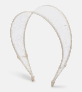 Jennifer Behr Jennifer Behr Thalia silk lace headband