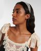 Jennifer Behr Jennifer Behr Thalia silk lace headband - 3