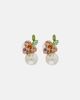 Jennifer Behr Jennifer Behr Vivi embellished floral earrings - 1