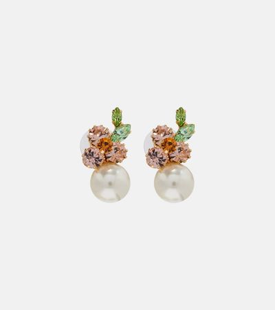 Jennifer Behr Jennifer Behr Vivi embellished floral earrings