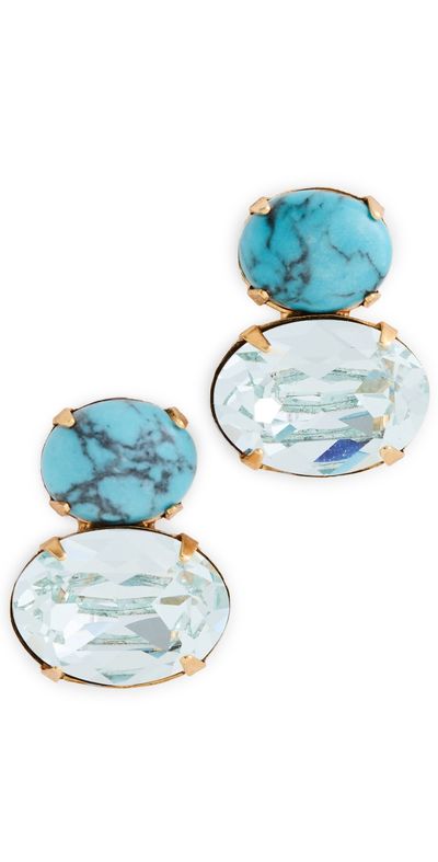 Jennifer Behr Jennifer Behr Yvette Earrings Turquoise One