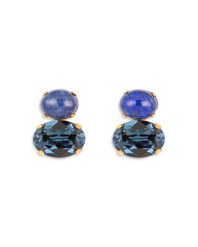 Jennifer Behr Jennifer Behr Yvette Gemstone & Crystal Drop Earrings