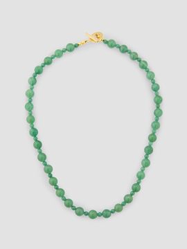 Jennifer Behr Women's Dhara 18K-Gold-Plated & Aventurine Beaded Necklace