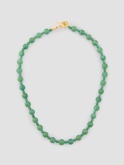 Jennifer Behr Women's Dhara 18K-Gold-Plated & Aventurine Beaded Necklace